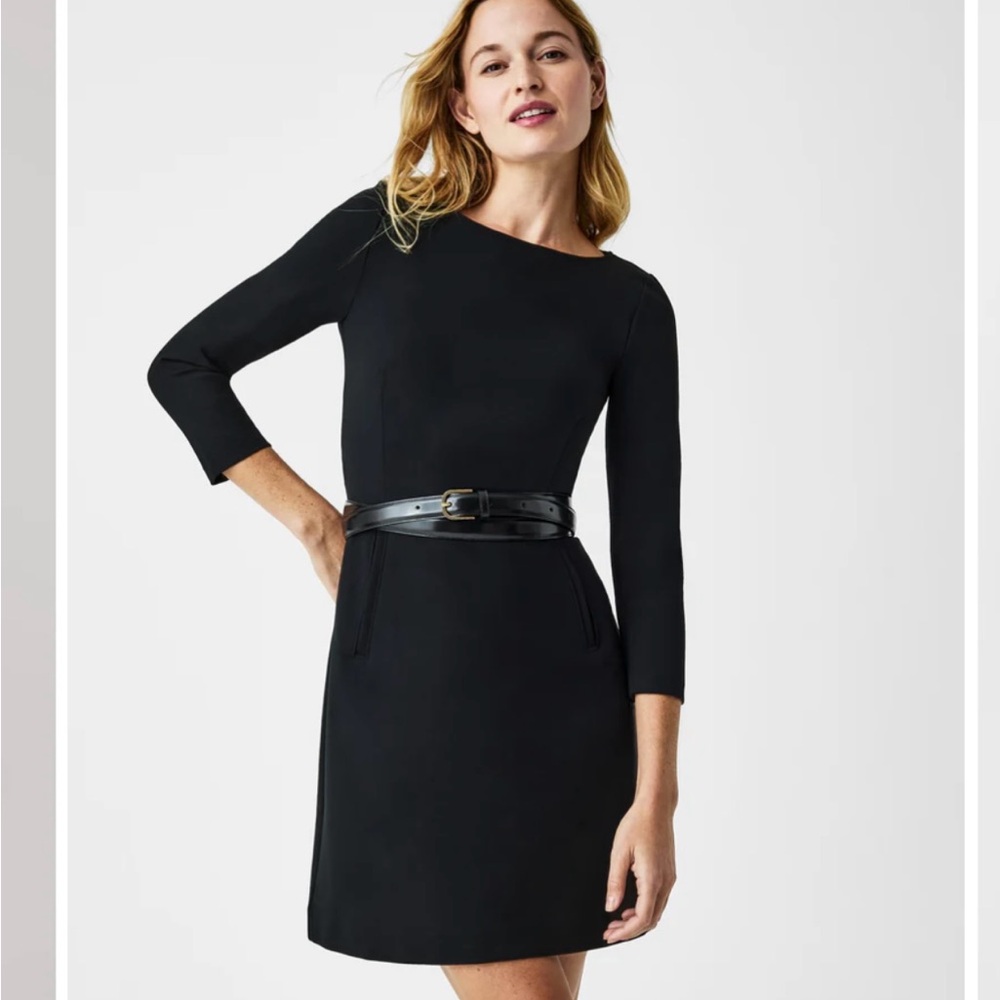 SPANX - The Perfect A-Line 3/4 sleeve dress - size large